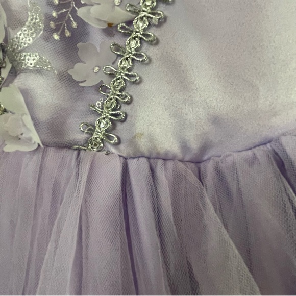 ReliBeauty Girls 5 Beaded Puff Sleeve Princess Sofia the First Costume Dress Up - Picture 10 of 13